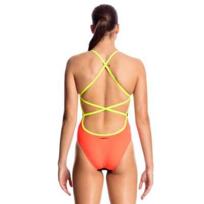 Flame Thrower Ladies Colour Block One Piece