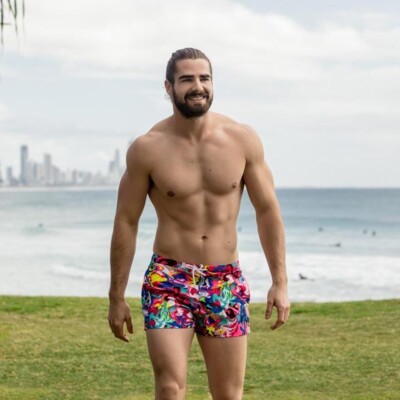 Splatterfied Men's Shorty Shorts Short