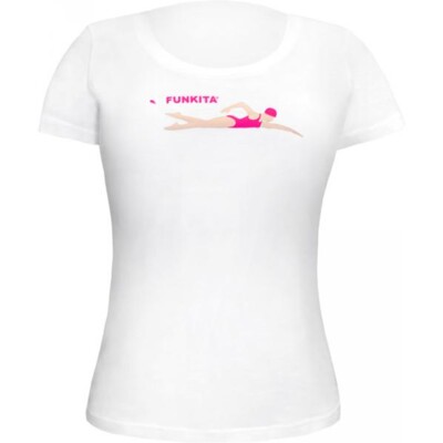 Swimmer Girl Girl's Scoop Neck T-Shirt