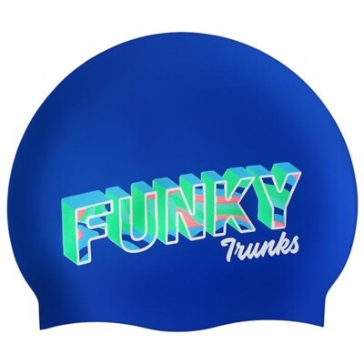 Beach Bum  Silicone Swimming Cap