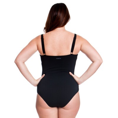 Still Black Ladies Ruched One Piece