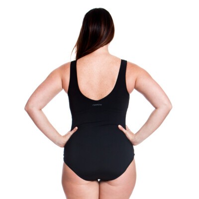 Still Black Ladies Zip Front One Piece