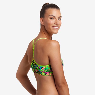 Burnouts Ladies Swim Crop Top