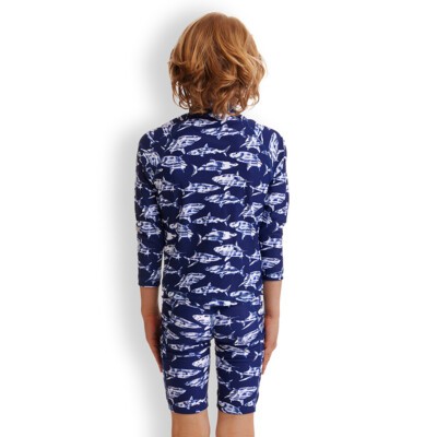Rompa Chompa Toddler Boy's Zippy Rash Vest