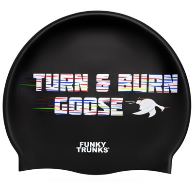 Burn Goose  Silicone Swimming Cap