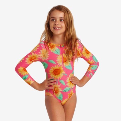 Cher Toddler Girl's Sun Cover One Piece