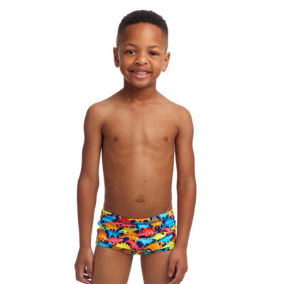 Swimmasaurus Toddler Boy's Printed Trunks