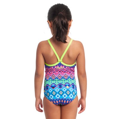 Kris Kringle Toddler Girl's Printed One Piece