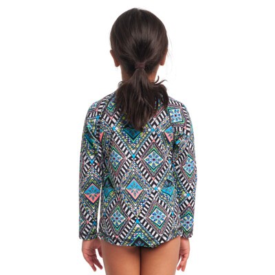 Weave Please Toddler Girl's Zippy Rashie & Brief
