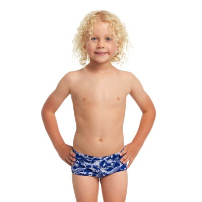 Beached Bro Toddler Boy's Printed Trunks