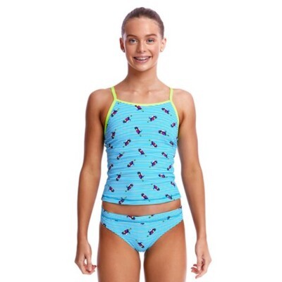 Tweety Tweet Girl's Tankini & Brief Two Piece