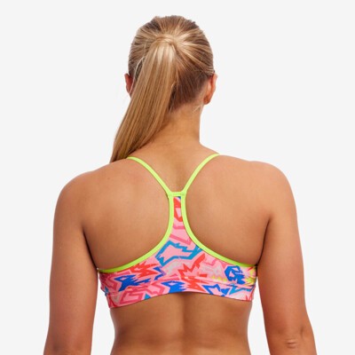Rock Star Ladies Swim Crop Top