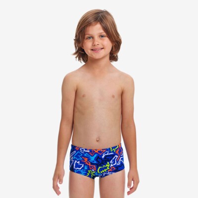 Broken Hearts Toddler Boy's Printed Trunks
