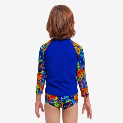 Mixed Mess Toddler Boy's Zippy Rash Vest