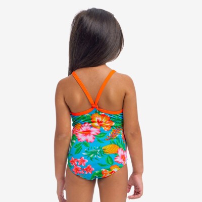 Blue Hawaii Toddler Girl's Printed One Piece