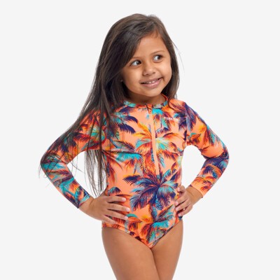 Sand Storm Toddler Girl's Sun Cover One Piece