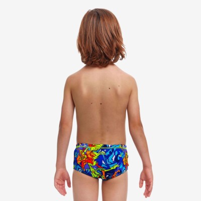 Mixed Mess Toddler Boy's Printed Trunks
