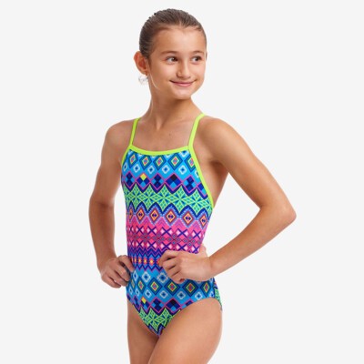 Kris Kringle Girl's Tie Me Tight One Piece