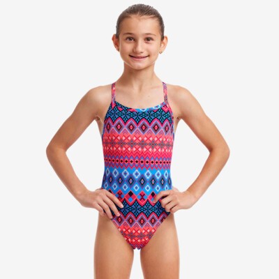 Tinsel Town Girl's Single Strap One Piece