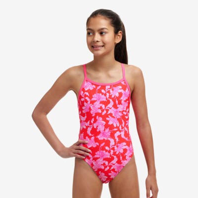 Fire Flyer Girl's Single Strap One Piece