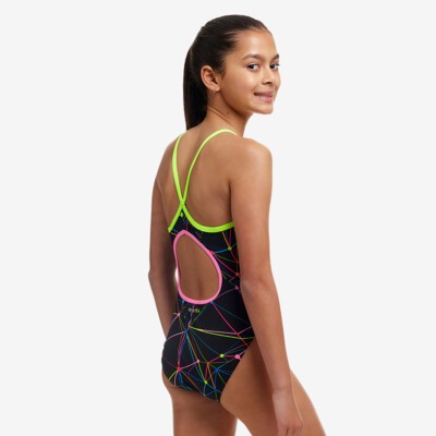 Star Sign Girl's Diamond Back One Piece