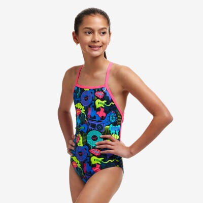 Poppy Long Girl's Strapped In One Piece