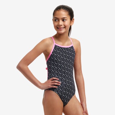 Summer Fish Girl's Tie Me Tight One Piece
