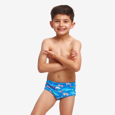Fin Swimming Toddler Boy's Printed Trunks
