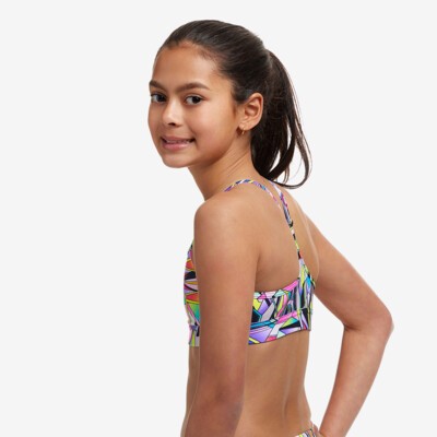 Scissor Kick Girl's Swim Crop Top