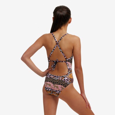 Zoo Life Girl's Tie Me Tight One Piece