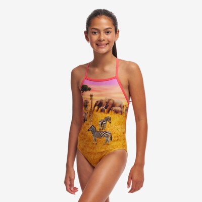 Circle Of Life Girl's Strapped In One Piece