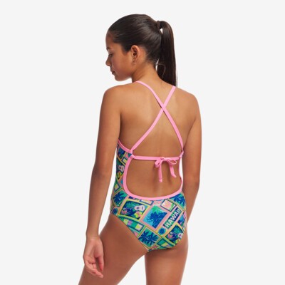 Ukule Babe Girl's Tie Me Tight One Piece
