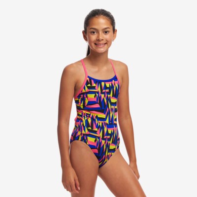 Spike Me Girl's Twisted One Piece