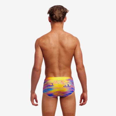 Darkinjung Sunset Boy's Sidewinder Trunks