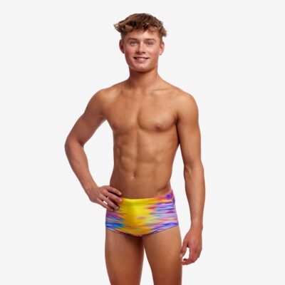Darkinjung Sunset Boy's Sidewinder Trunks