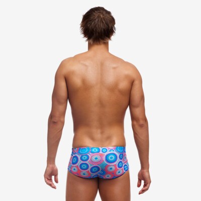 Bundjalung Blue Men's Sidewinder Trunks