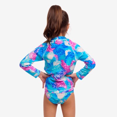Cloud Street Toddler Girl's Zippy Rashie & Brief
