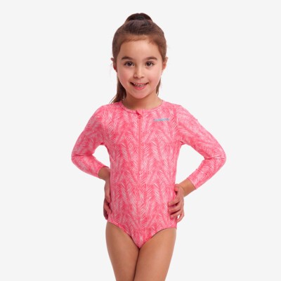 Sweet Releaf Toddler Girl's Sun Cover One Piece