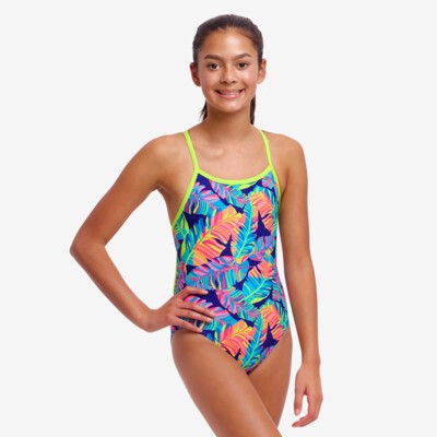 Leaving Today Girl's Single Strap One Piece