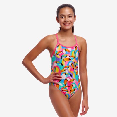 Tou By Tou Girl's Single Strap One Piece