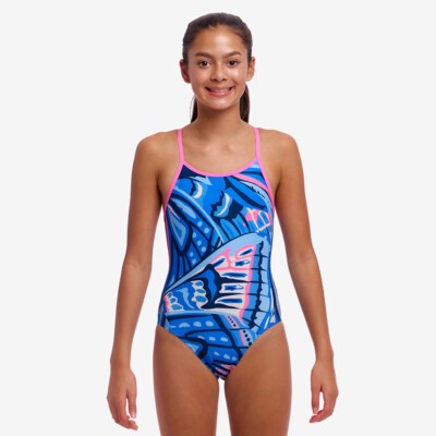 Soaring Hi Girl's Diamond Back One Piece