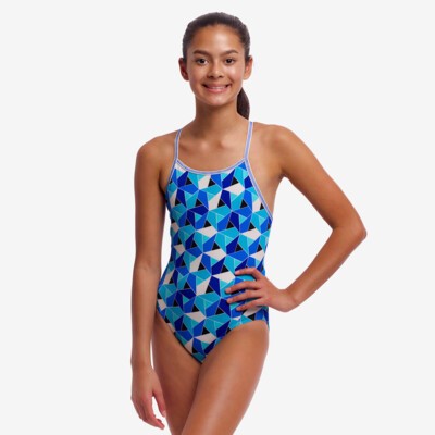 Tetra Tonic Girl's Diamond Back One Piece