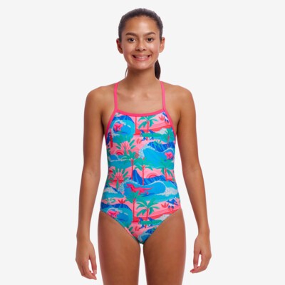 Dudette Girl's Strapped In One Piece