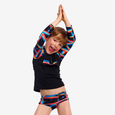 Pocket Rocket Toddler Boy's Zippy Rash Vest