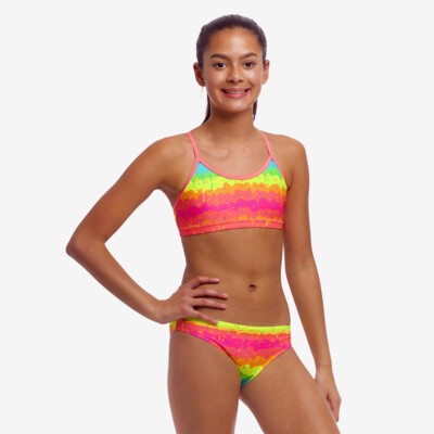 Melting Mayhem Girl's Racerback Two Piece