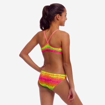 Melting Mayhem Girl's Racerback Two Piece