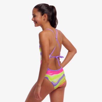 Colour Contour Girl's Tie Me Tight One Piece