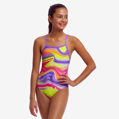 Colour Contour Girl's Tie Me Tight One Piece