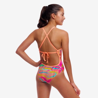 Lost Lake Girl's Tie Me Tight One Piece