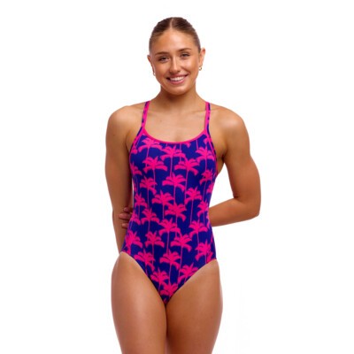 Pinky Palms Ladies Diamond Secure One Piece